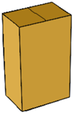 A brown box with black lines

Description automatically generated